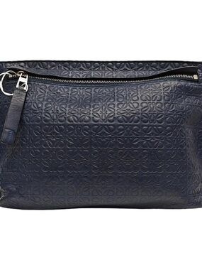 Loewe T Pouch Navy Blue